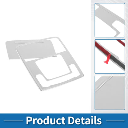 Front Row Light Trim Bezel for Honda ZR-V 2022 Silver Tone