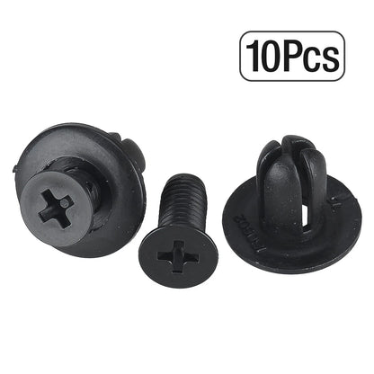 100pcs Clip Trim Push Pin Rivet Bumper Door Panel Retainers for Car