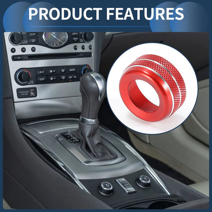 Seat Heated Switch Knob Cover Ring for Infiniti G37 (2007 - 2013) Red