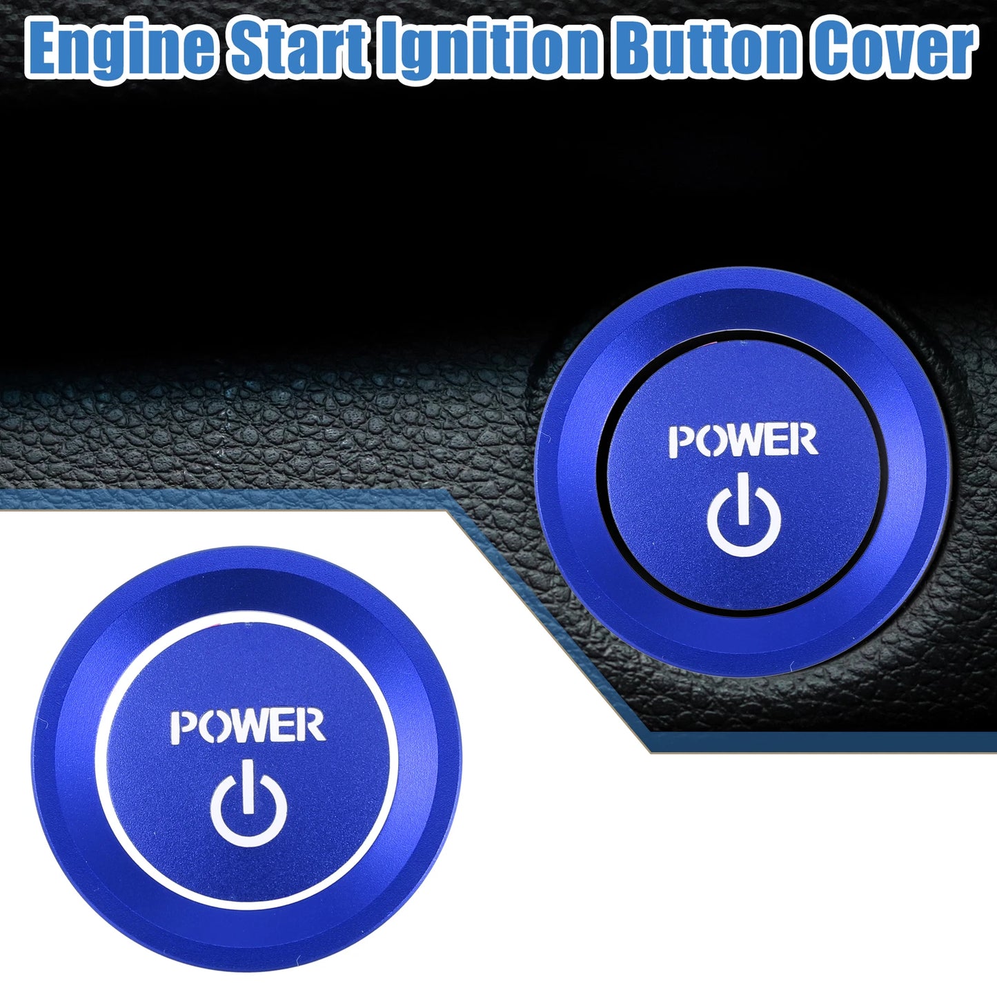 Engine Start Stop Ignition Button Decal for Honda Accord (2018-2022) Blue