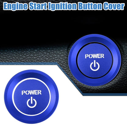 Engine Start Stop Ignition Button Decal for Honda Accord (2018-2022) Blue