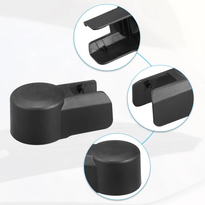 Rear Windshield Wiper Arm Nut Cover for Nissan Xterra 2005-2015 Black