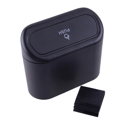 Mini Portable Trash Can Litter Bin Waste Storage Organizer