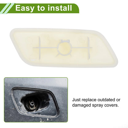 Front Left Washer Nozzle Cover for Toyota Prado (2012-2015) Gray