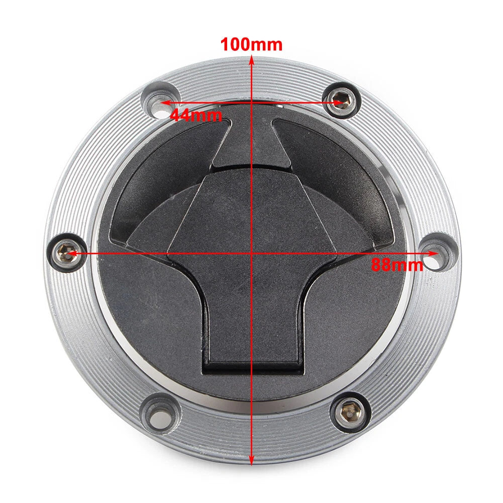 Fuel Gas Tank Cap Cover Keys for Kawasaki Z250SL Ninja 250R/300 (2013-2020)