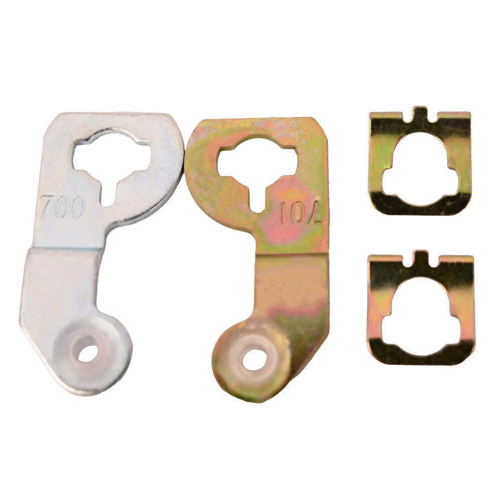 2x LEFT&RIGHT Door Lock Cyl Keys & Clips for CHEVY SILVERADO TAHOE (2001–2006)
