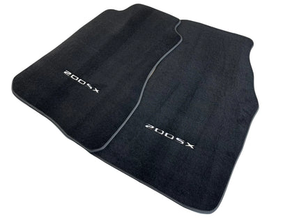 Tailored Black Floor Mats for Nissan 200 SX (1995-2000) - Set of 2 x Carpets