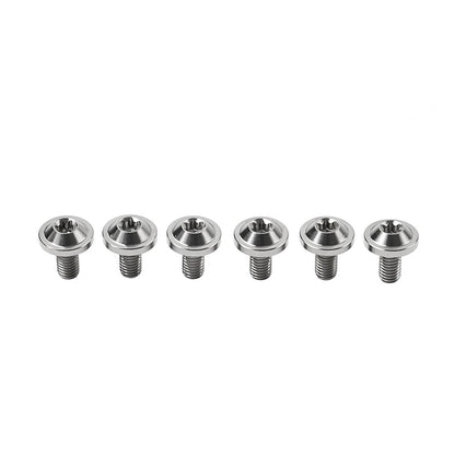6 x Titanium Alloy M6x10mm Torx Head Bolts for Bike Motorcycle
