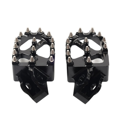 BLK CNC MX Foot Pegs for Kawasaki KX65 KX85 (2000-2020)