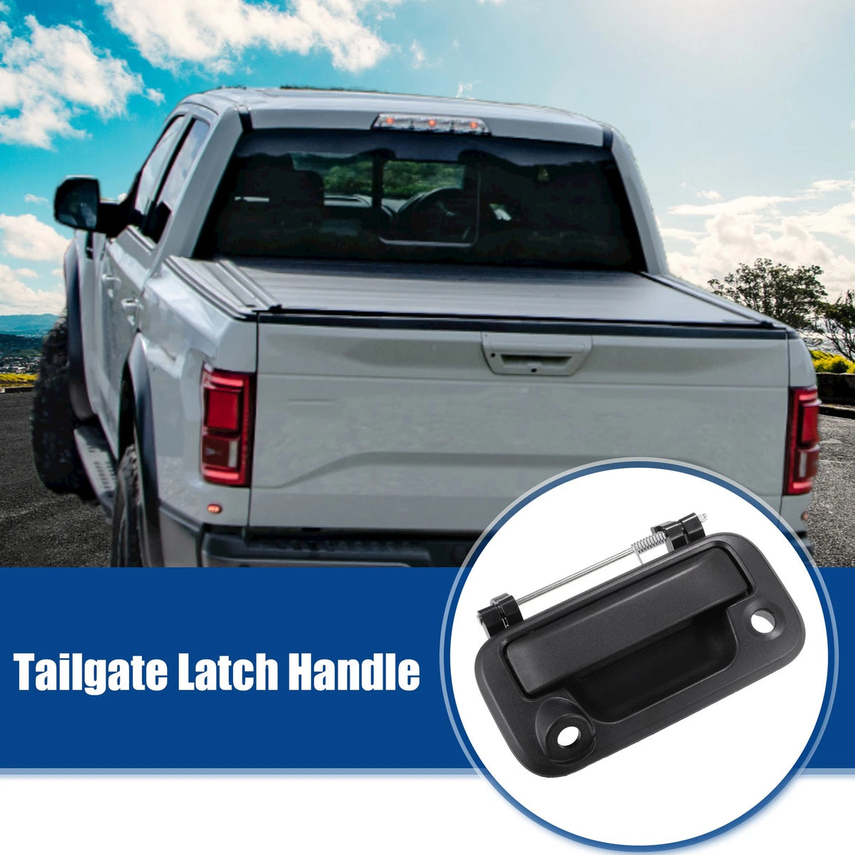 Tailgate Handle Rear Door Liftgate Latch for Ford F-250 F-350 (2008-2012)