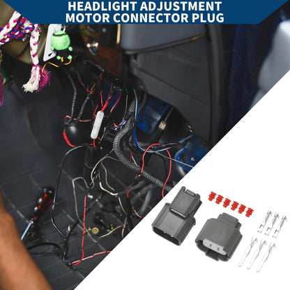 3 Pin Headlight Adjustment Motor Connector Plug for Honda K Series K20 (2001-2011)