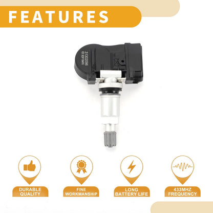 Tire Pressure Sensor 433MHz for Volvo S60 (2011-2018) 1 x Pc