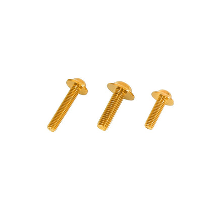 158pcs Universal Windscreen Bolts Bodywork Screws Gold Tone for Make Model