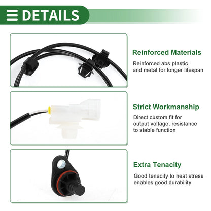 ABS Wheel Speed Sensor Rear Right for Toyota Hilux Revo