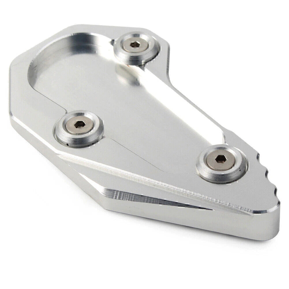 Silver Kickstand Side Stand Pad for BMW R1200R R1200RS LC (2015-2016)