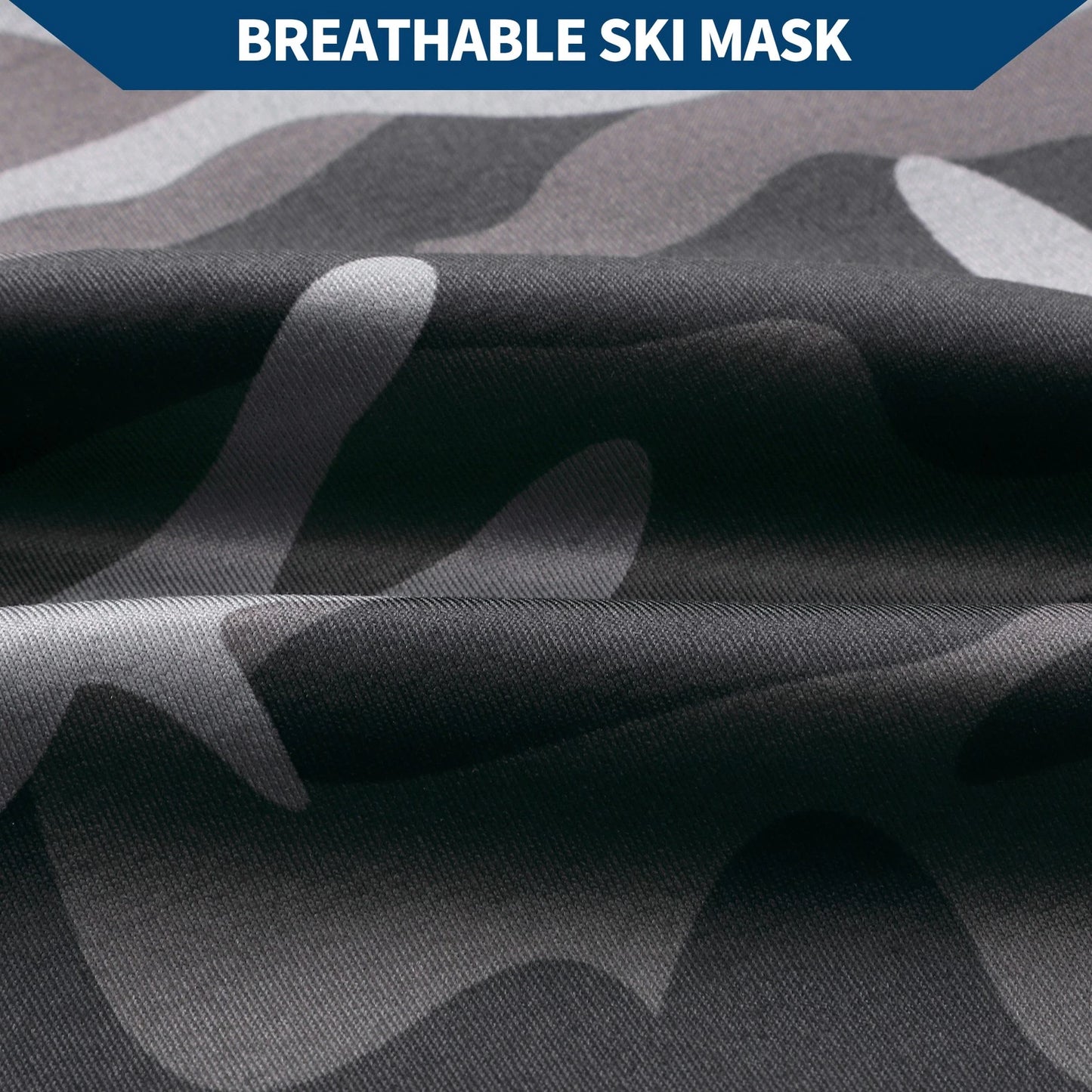 Balaclava Mask with Glasses Hole for Motorcycle Grey