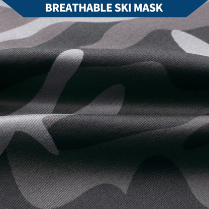 Balaclava Mask with Glasses Hole for Motorcycle Grey