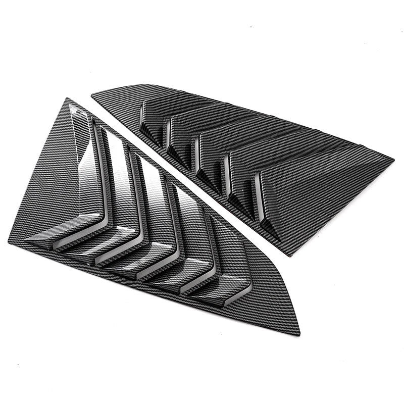 Carbon Fiber Quarter Panel Louver Scoop Vent for 2024-2025 Ford Mustang