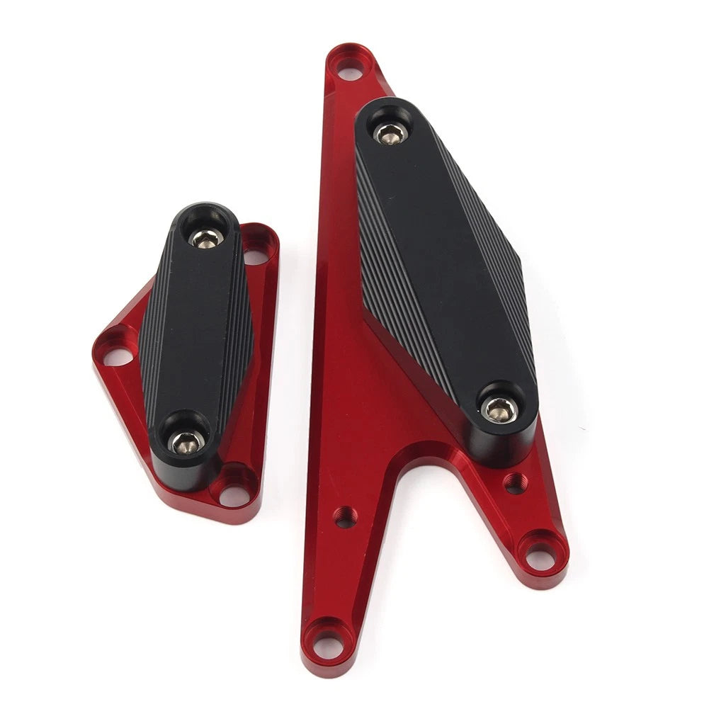 Engine Case Slider Protector Cover Red for SUZUKI Bandi 1250 GSF1250 (2007-2017)