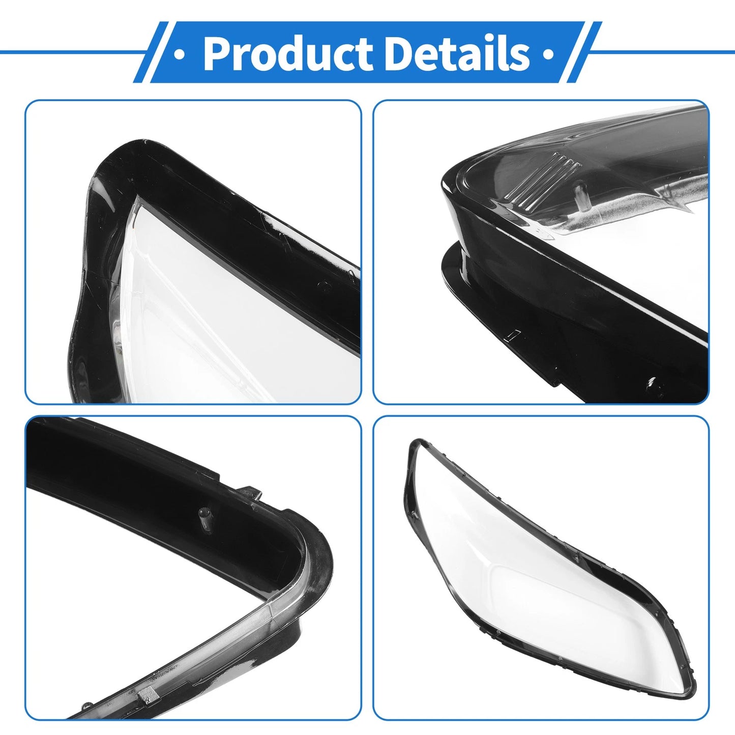 1 Pcs Front Left Headlight Lens Cover for Chevrolet Malibu (2013-2015)
