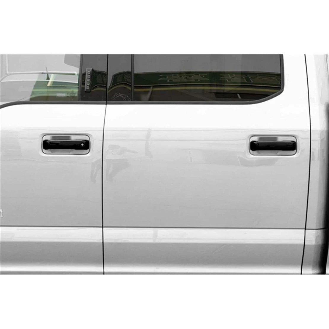 4 x Gloss Black Exterior Door Handle Covers for Ford F150 (2015-2020)