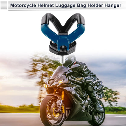Butterfly Open-Closed Double Hook Motorcycle Hanging Hook 1 Pc Black Blue