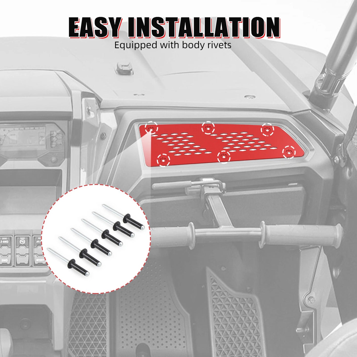 Switch Plate Dash Panel for Honda Talon 1000R 1000X (2019-2024)