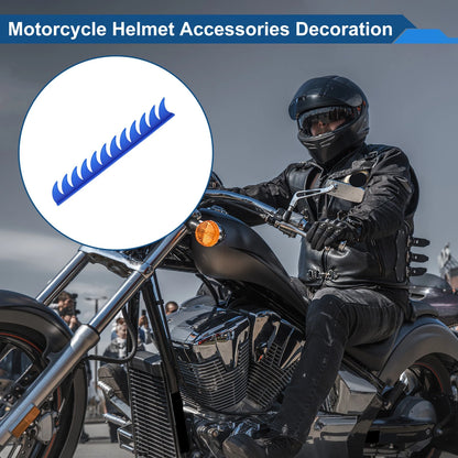 Decoration / 1 Set / Blue Plastic PU Glue for Motorcycle Helmet