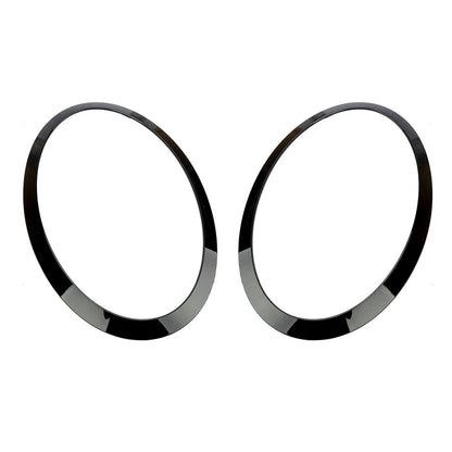 Headlight Trim Rings for 2014-2018 Mini Cooper F55 F56 F57 - Black (2014-2018)