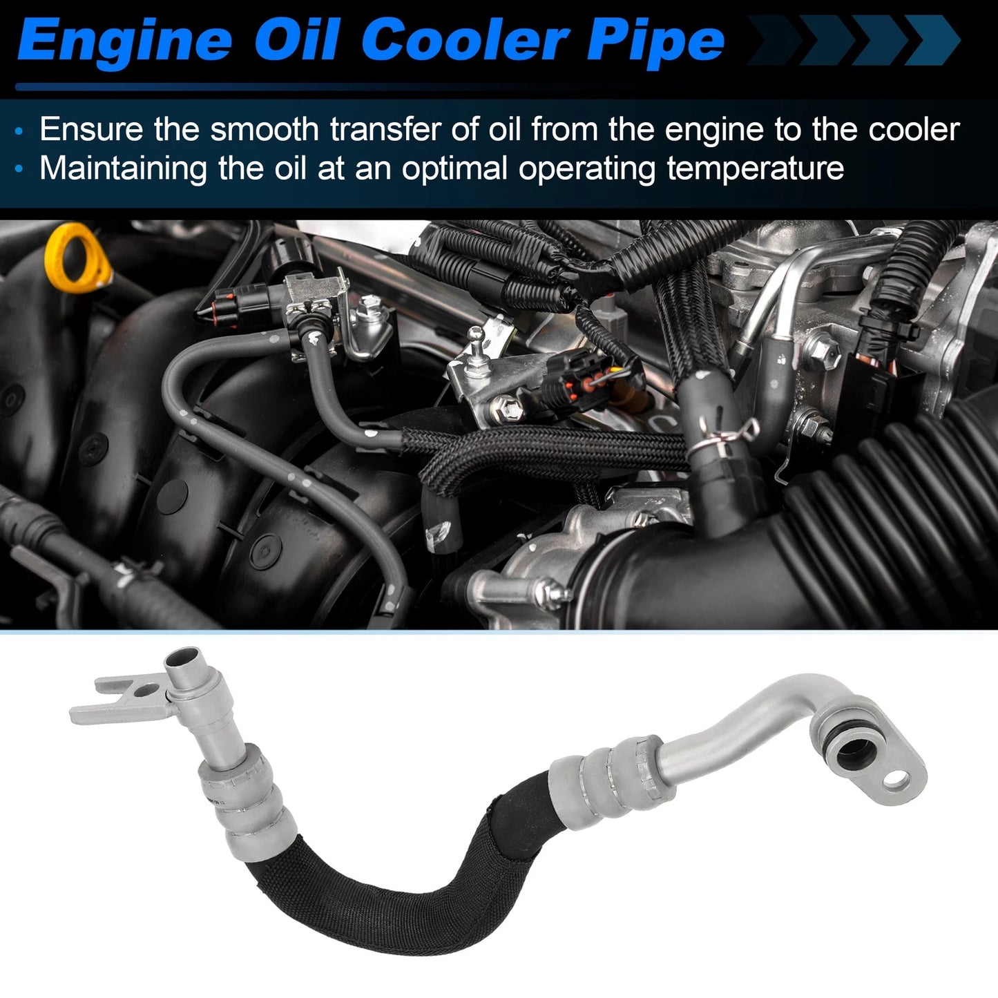 Engine Oil Cooler Tube for BMW 535i E60/E61 (2008-2010)