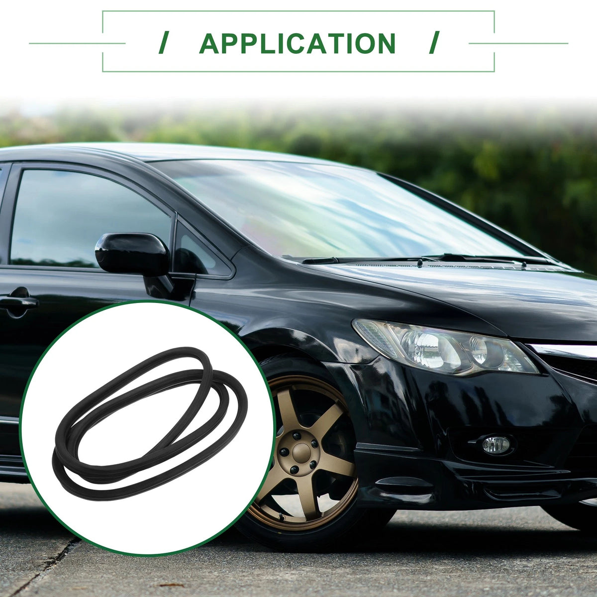 Rear Trunk Weatherstrip Seal for Honda Civic (2001-2005)
