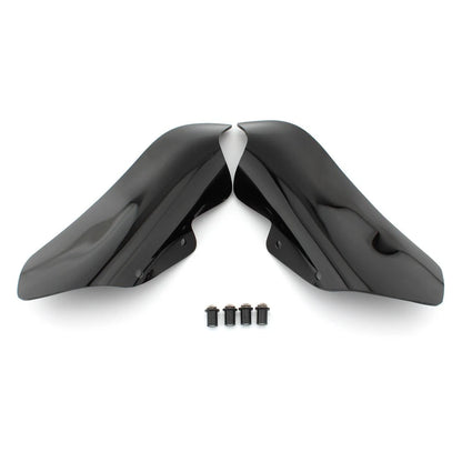 Black Motorcycle Windshield Side Wind Deflectors for Yamaha XT1200Z (2014-2022)