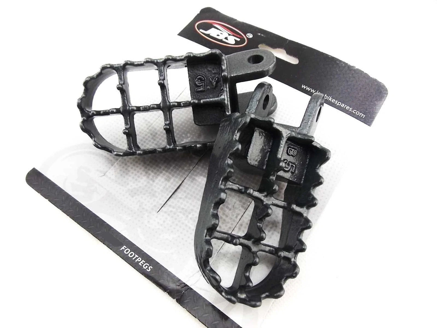 Steel Foot Pegs for Honda CR85 (2003-2007) - Left & Right Pair