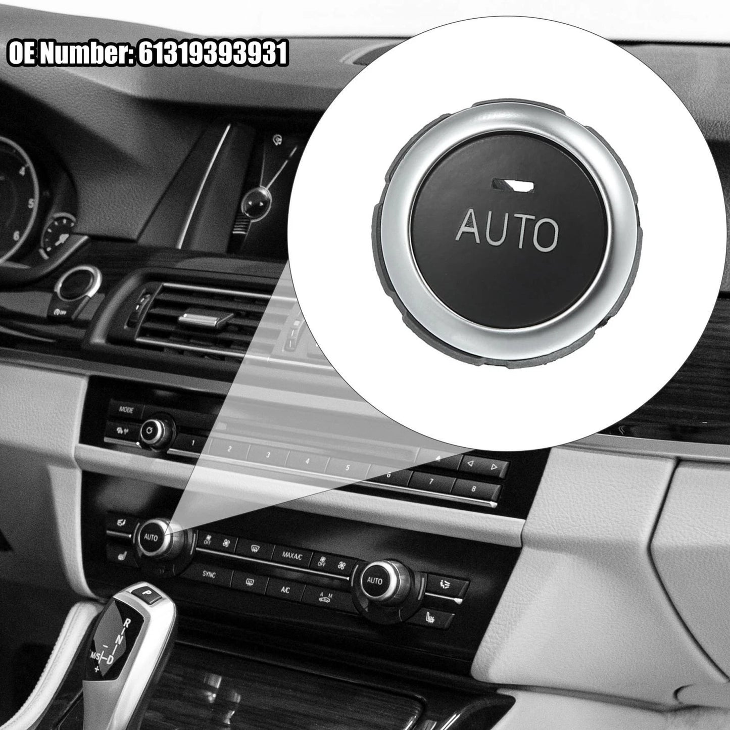 HVAC Air Conditioner Control Switch Knob for BMW 5 6 7 Series X5 (2001-2023)