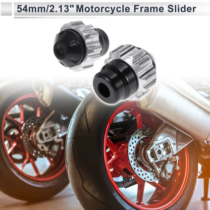 0.59" Aluminum Alloy Plastic Motorcycle Slider Frame 2 x for Motorcycle
