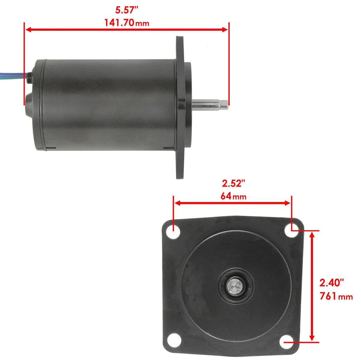 Tilt/Trim Motor for Yamaha Outboard 4-Stroke F75/F80/F90/F100 (1999-2004)