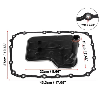 Transmission Filter & Oil Pan Gasket Set for BMW X3 328i 128i