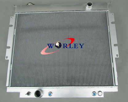 3 Core Aluminum Radiator for Ford F250 F350 V8 Diesel 1983-1994
