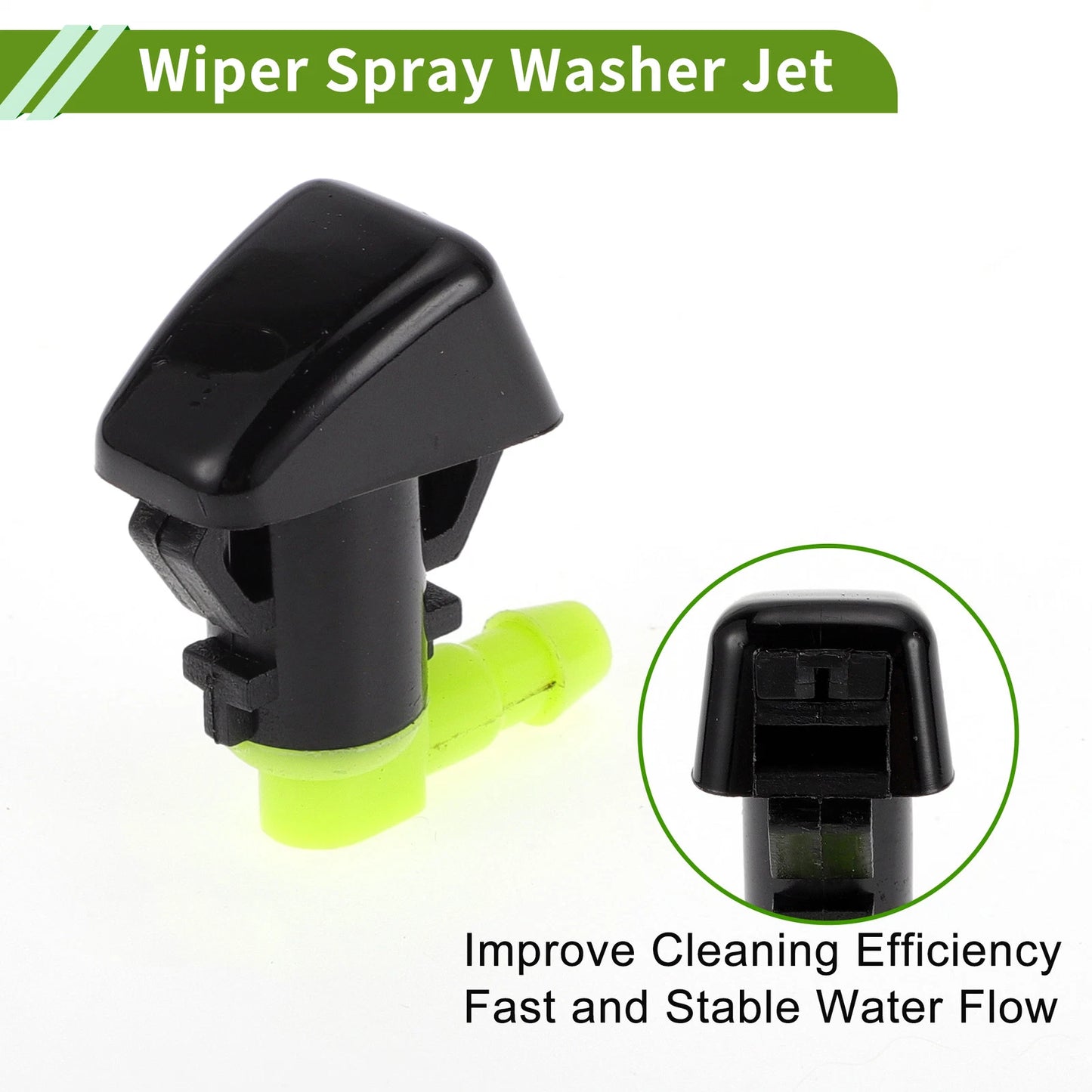 Windshield Washer Nozzle &  Hose Connectors for Ford Edge (2011-2015)