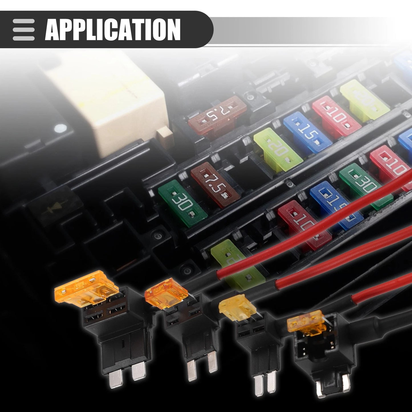 5A Mini Low Profile Circuit Fuse Tap Set for Car (Various Years)