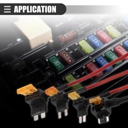 5A Mini Low Profile Circuit Fuse Tap Set for Car (Various Years)