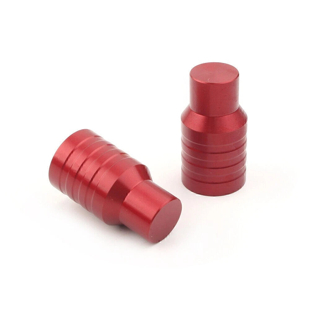 Red Valve Stem Dust Caps for Auto Motor Wheel Tire Car Accessories
