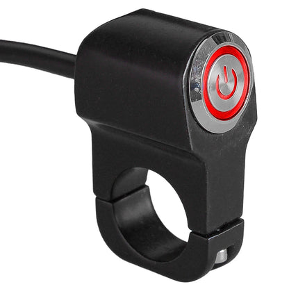7/8" Handlebar Headlight Fog Spot Light Switch for Motorcycle 12V (All Years)