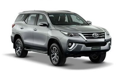 Black Gas Tank Fuel Cap Cover for Toyota Fortuner (2015-2019)