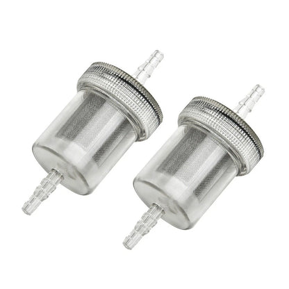 2 x Transparent Diesel Filter Fuel Kit Plastic Air Heater for Camper RV