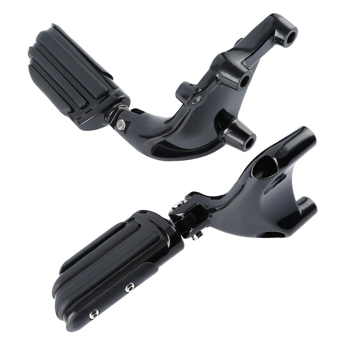 Black Passenger Foot Pegs for Harley Sportster 883 1200 (2014-2022)