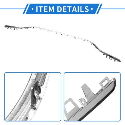 Rear Lower Center Bumper Grille Trim for Mercedes-Benz W205 (2015-2018)