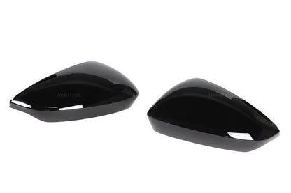 Gloss Black Side Wing Mirror Cap Covers for Audi A3 (2022-2025)