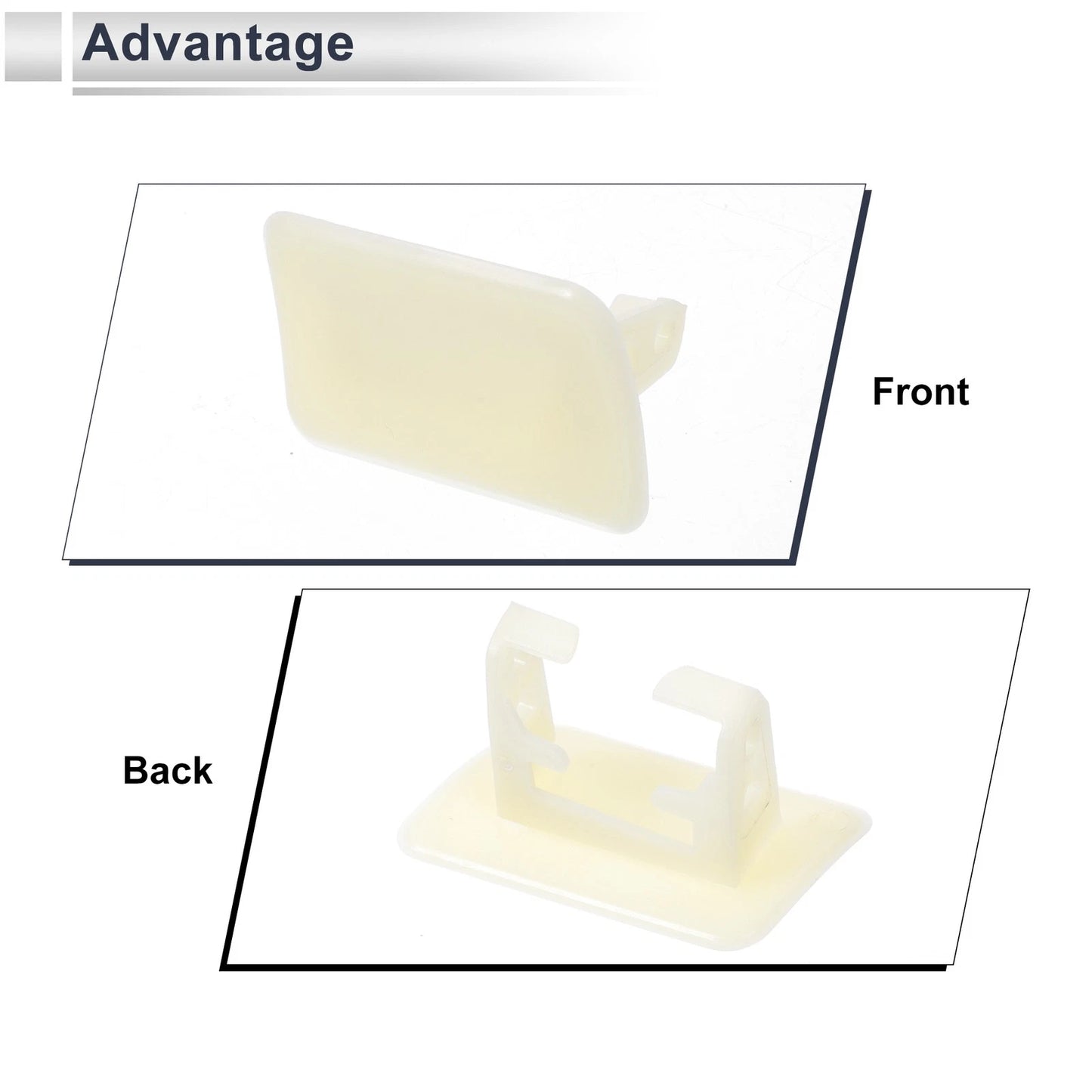 Front Right Bumper Headlight Washer Nozzle Cover for BMW X3 (2004-2010)