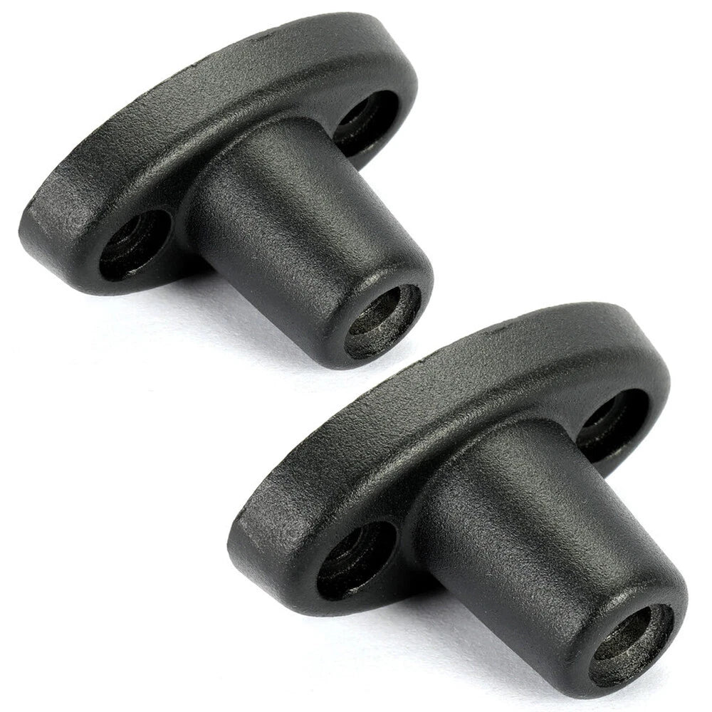 Black Aluminum Sun Visor Repair Bracket for 1997-2002 Jeep Wrangler (1997-2002)
